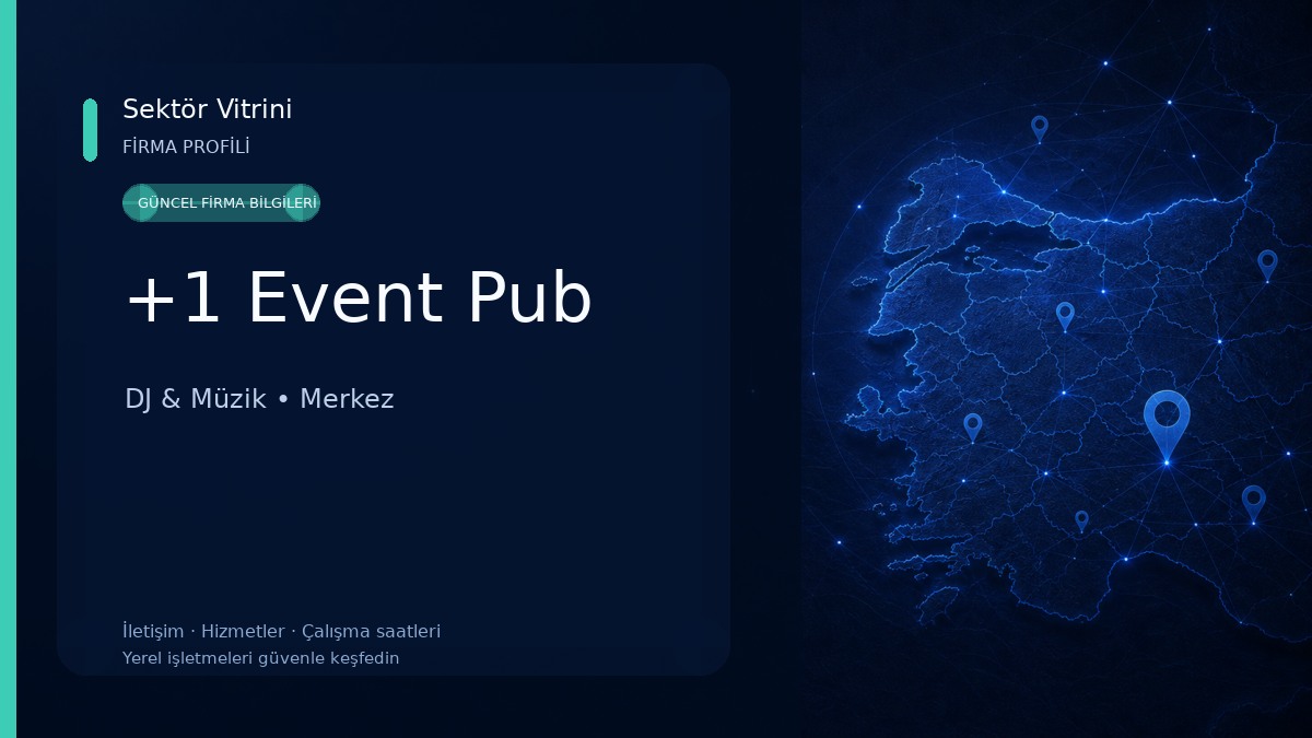 +1 Event Pub