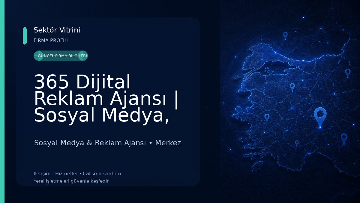 365 Dijital Reklam Ajansı | Sosyal Medya, Web Tasarım, Grafik Tasarım Sosyal Medya & Reklam Ajansı