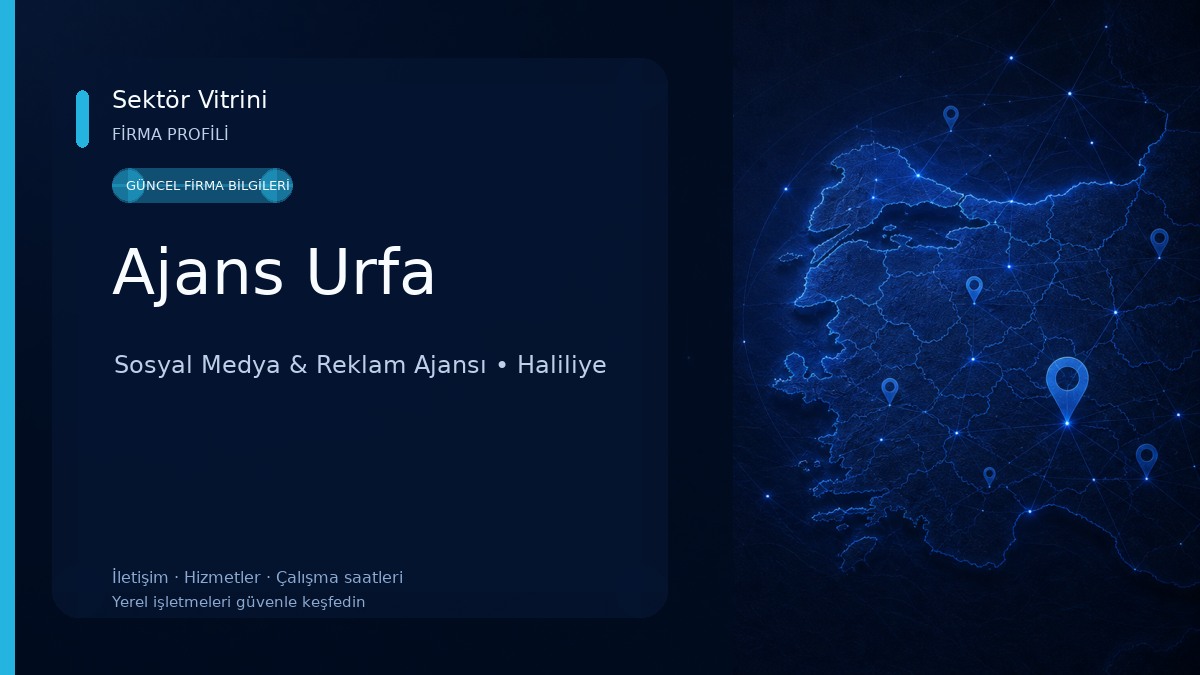 Ajans Urfa Sosyal Medya & Reklam Ajansı