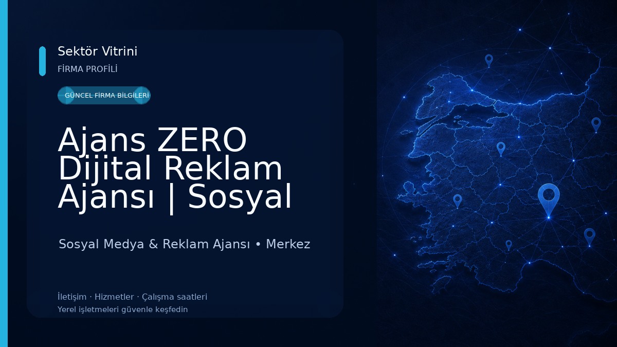 Ajans ZERO Dijital Reklam Ajansı | Sosyal Medya, Web Tasarım E-ticaret Çözümleri Sosyal Medya & Reklam Ajansı