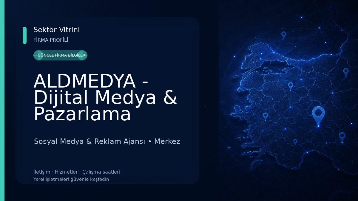 ALDMEDYA - Dijital Medya & Pazarlama Ajansı Sosyal Medya & Reklam Ajansı