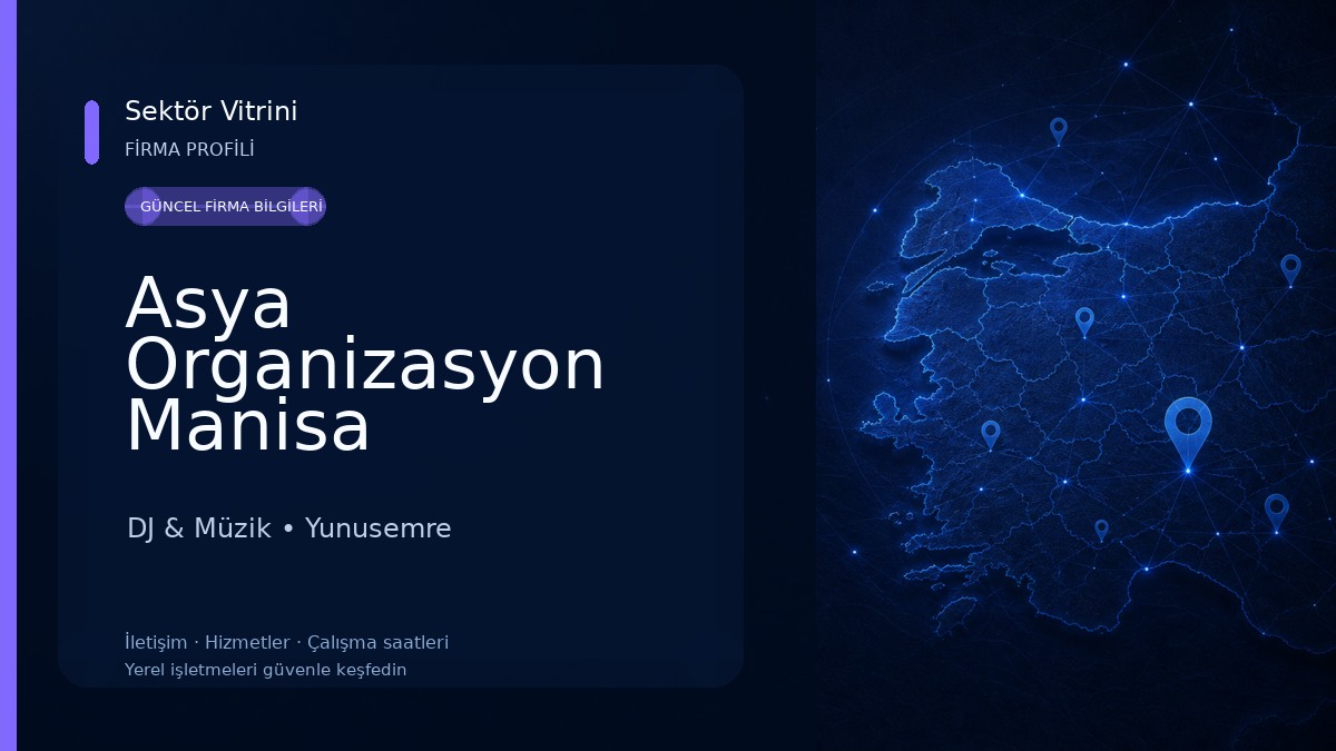 Asya Organizasyon Manisa DJ & Müzik