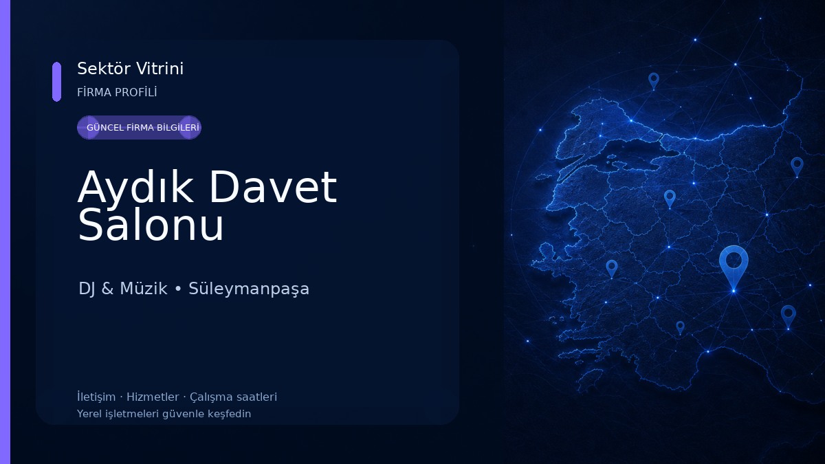 Aydık Davet Salonu DJ & Müzik
