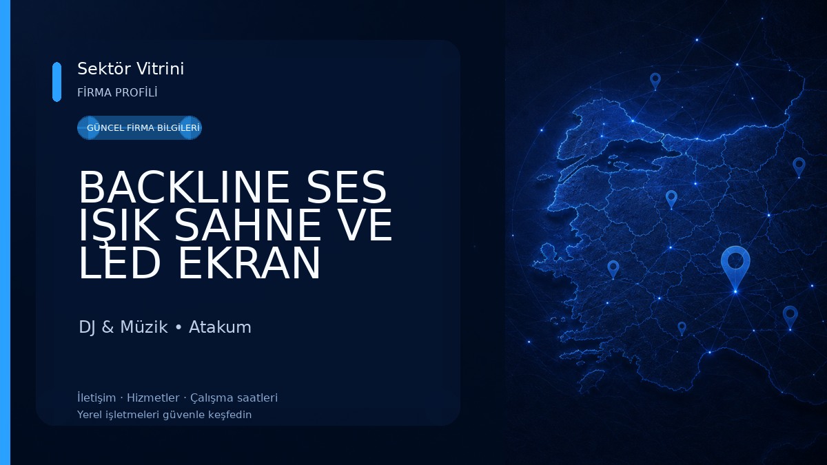 BACKLINE SES IŞIK SAHNE VE LED EKRAN SİSTEMLERİ DJ & Müzik