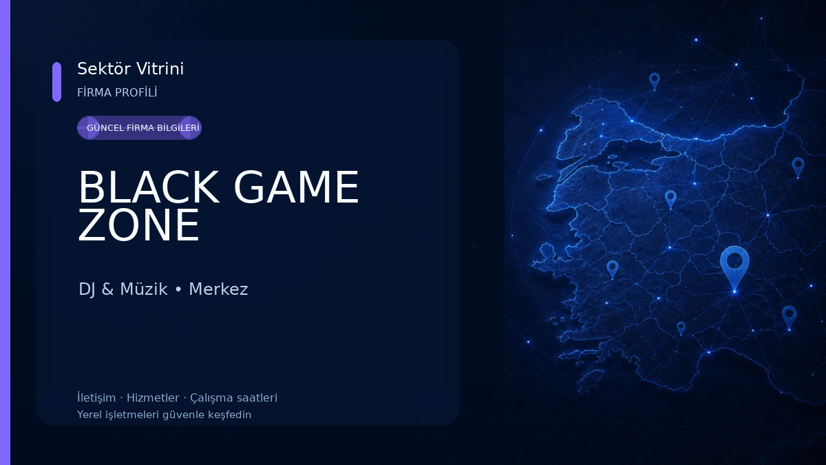 BLACK GAME ZONE 