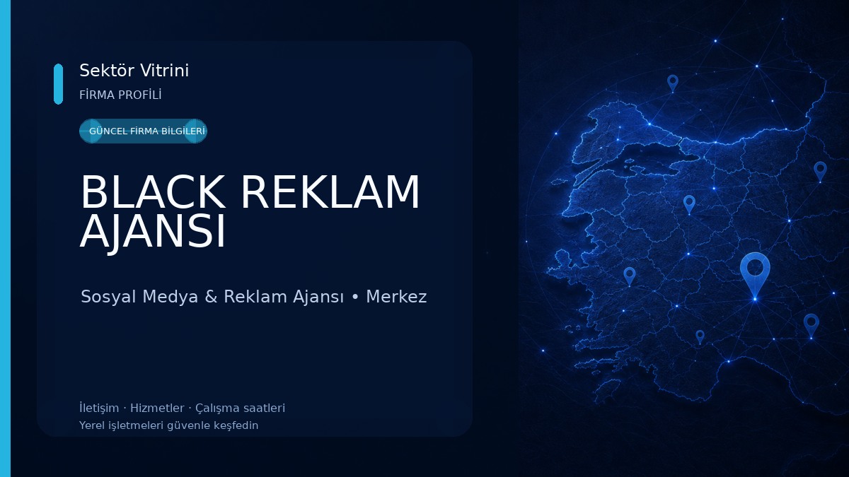 BLACK REKLAM AJANSI Sosyal Medya & Reklam Ajansı