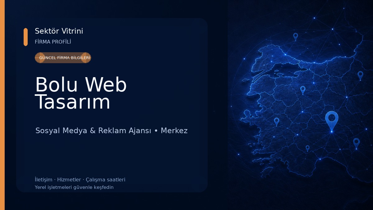 Bolu Web Tasarım Sosyal Medya & Reklam Ajansı