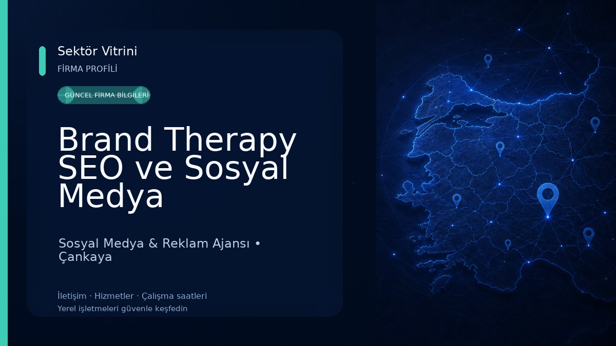 Brand Therapy SEO ve Sosyal Medya Danışmanlık Ajansı
