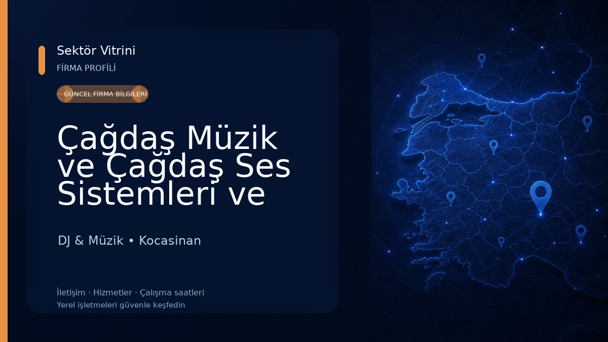 Çağdaş Müzik ve Çağdaş Ses Sistemleri ve Müzik Aletleri DJ & Müzik