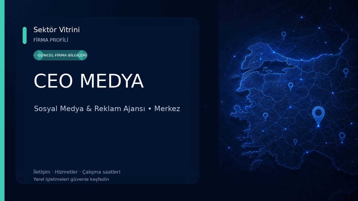 CEO MEDYA Sosyal Medya & Reklam Ajansı