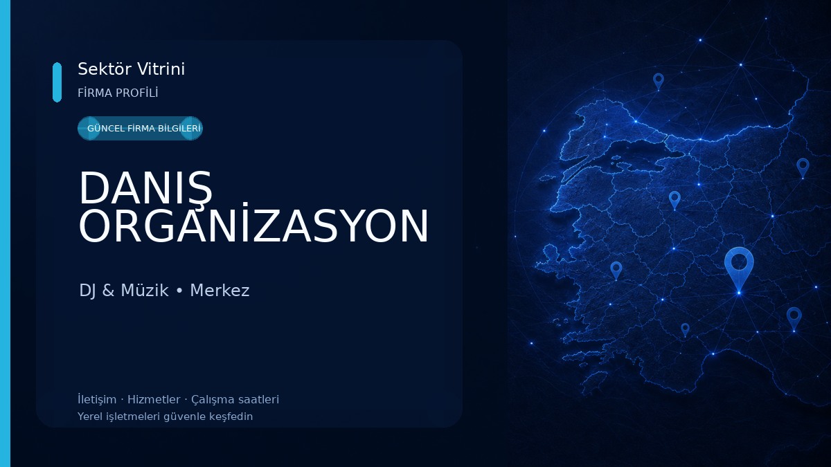 DANIŞ ORGANİZASYON DJ & Müzik