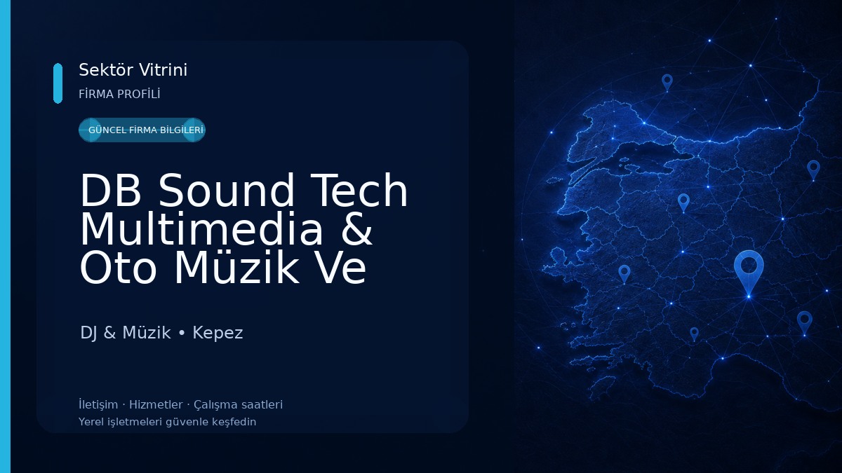 DB Sound Tech Multimedia & Oto Müzik Ve Bakım DJ & Müzik