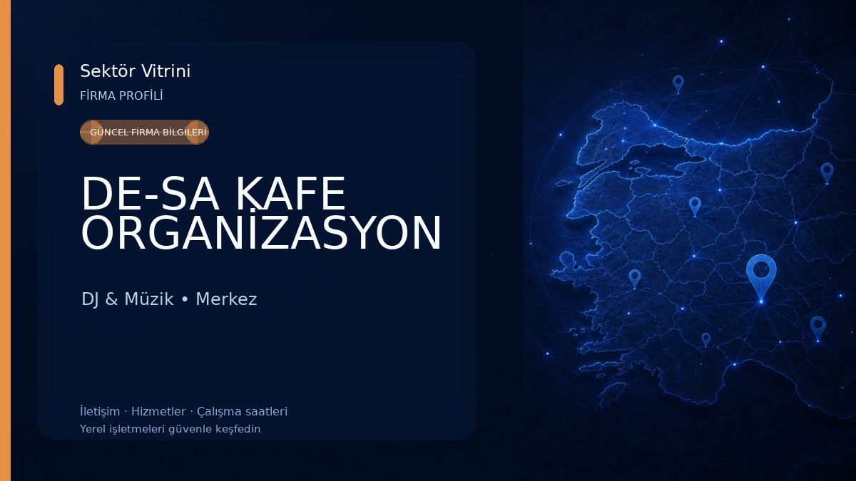 DE-SA KAFE ORGANİZASYON 