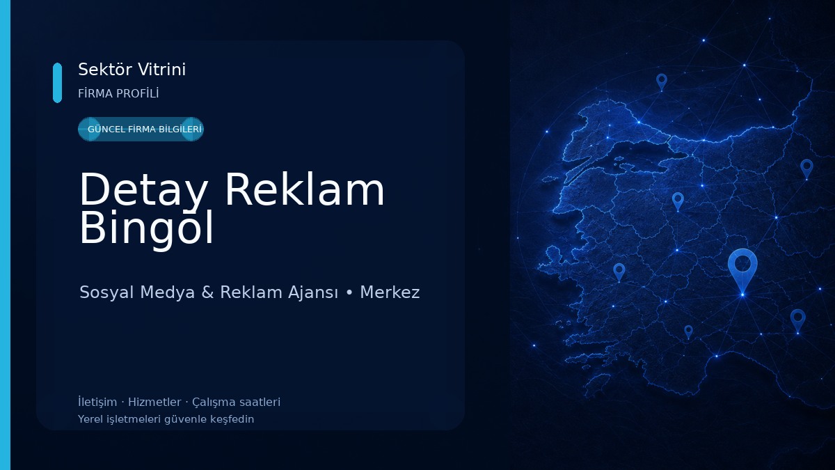Detay Reklam Bingöl