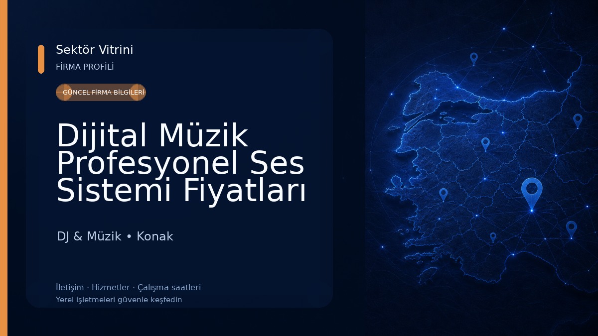Dijital Müzik Profesyonel Ses Sistemi Fiyatları DJ & Müzik