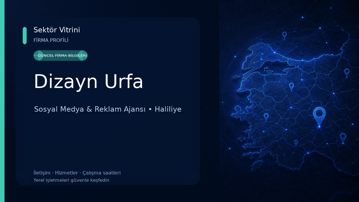 Dizayn Urfa Sosyal Medya & Reklam Ajansı