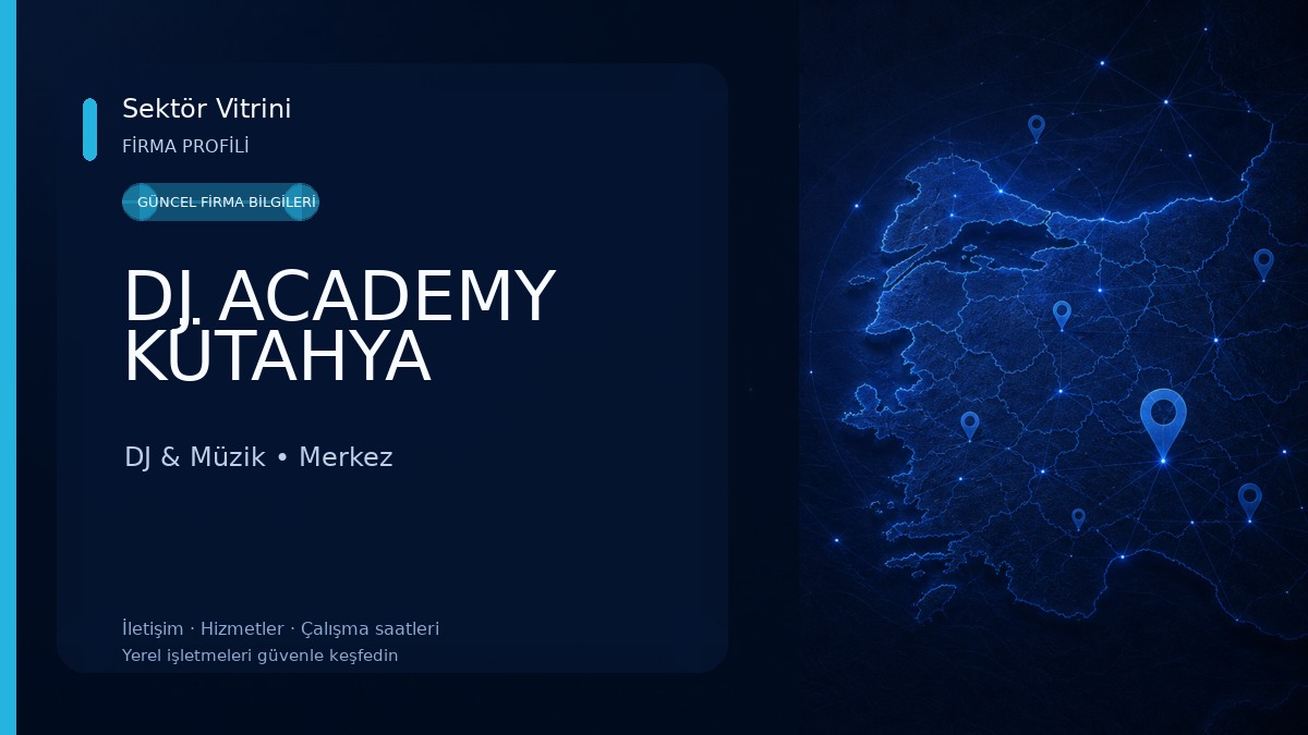 DJ ACADEMY KÜTAHYA DJ & Müzik