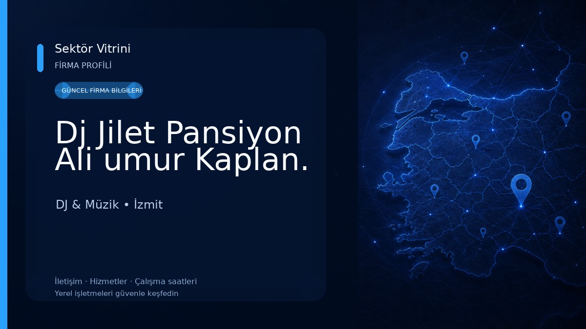 Dj Jilet Pansiyon Ali umur Kaplan. DJ & Müzik