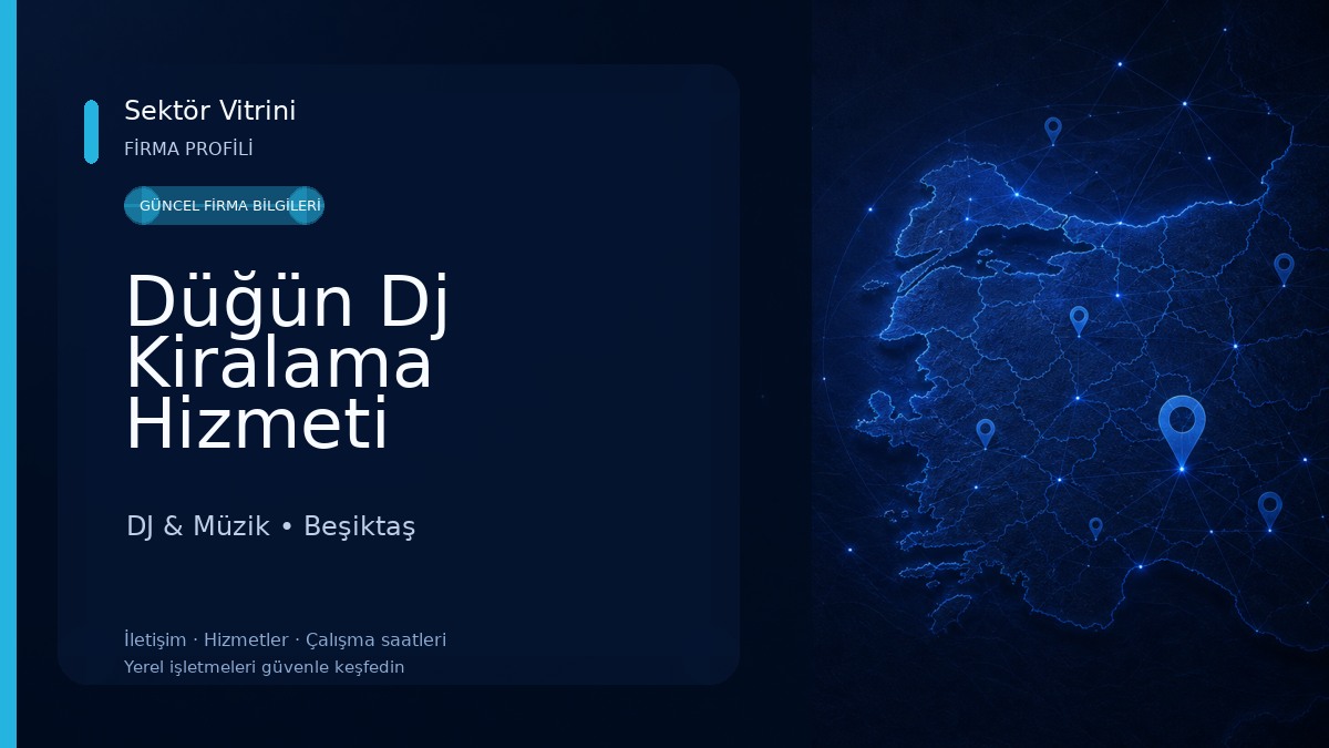 Düğün Dj Kiralama Hizmeti DJ & Müzik