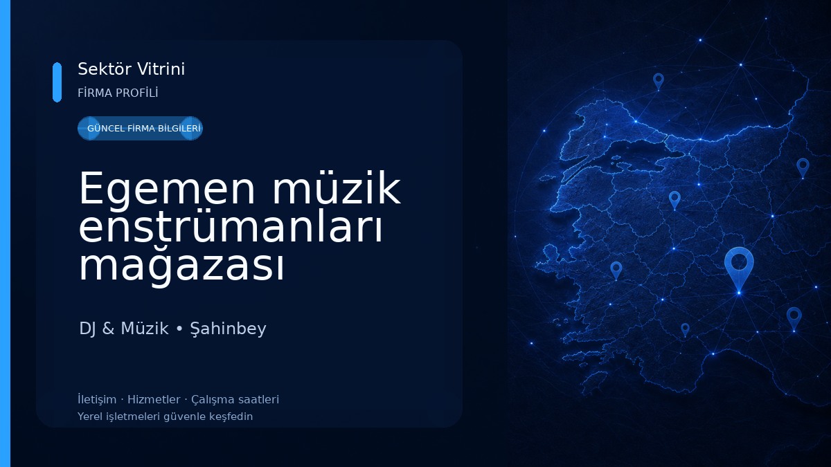 Egemen müzik enstrümanları mağazası 