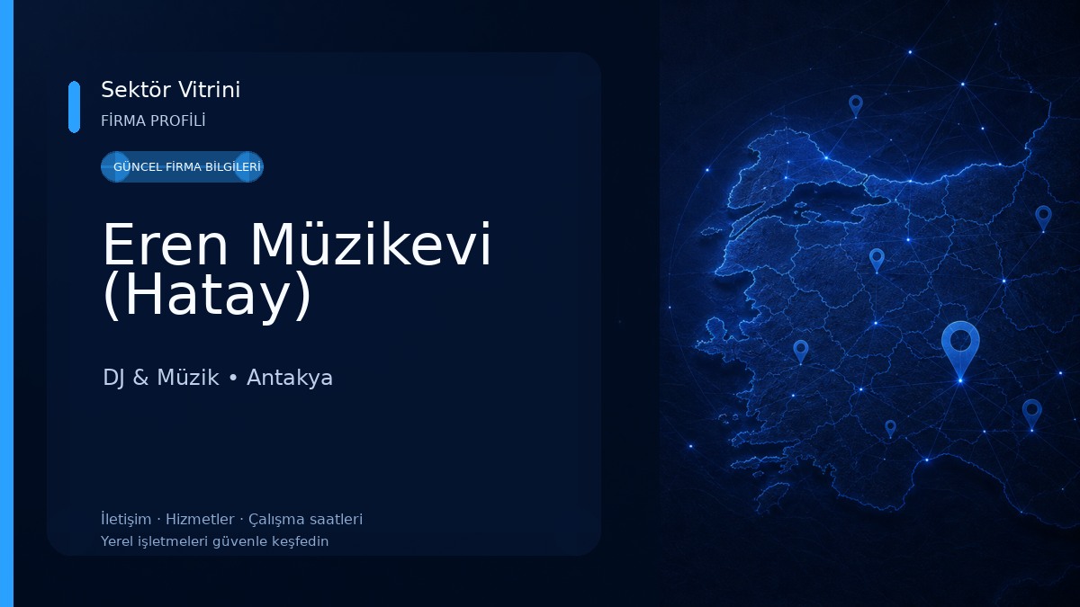 Eren Müzikevi (Hatay) DJ & Müzik