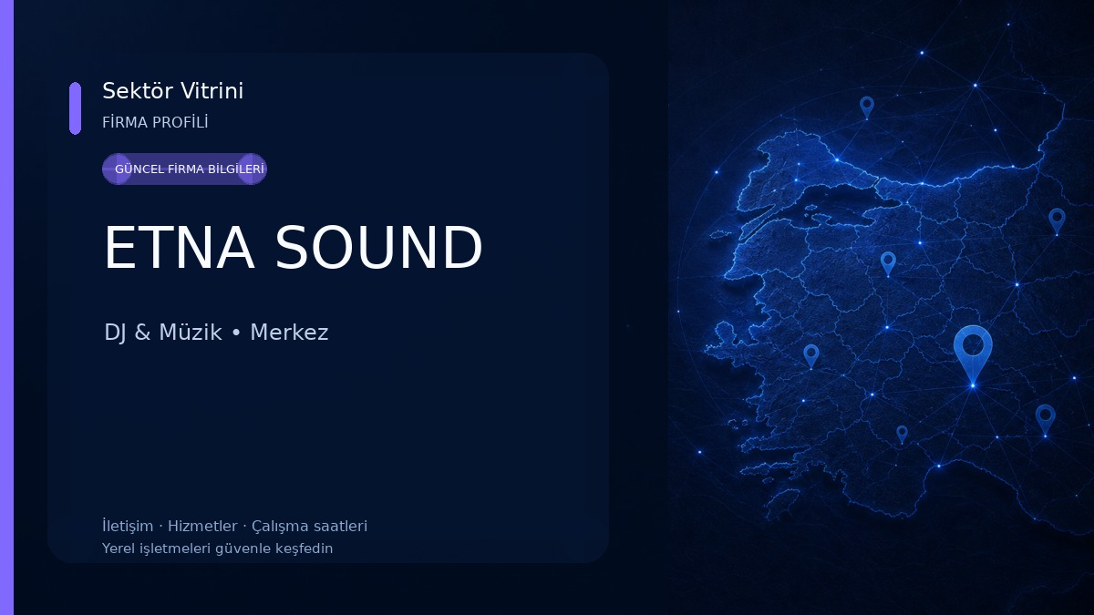 ETNA SOUND DJ & Müzik