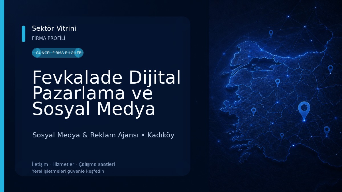 Fevkalade Dijital Pazarlama ve Sosyal Medya Ajansı Sosyal Medya & Reklam Ajansı