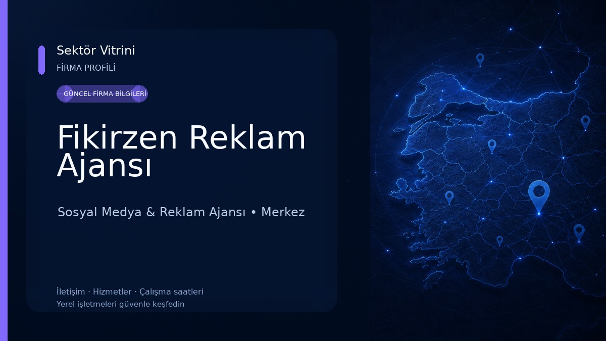 Fikirzen Reklam Ajansı Sosyal Medya & Reklam Ajansı