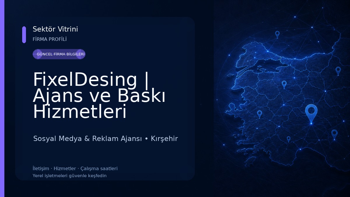 FixelDesing | Ajans ve Baskı Hizmetleri Sosyal Medya & Reklam Ajansı
