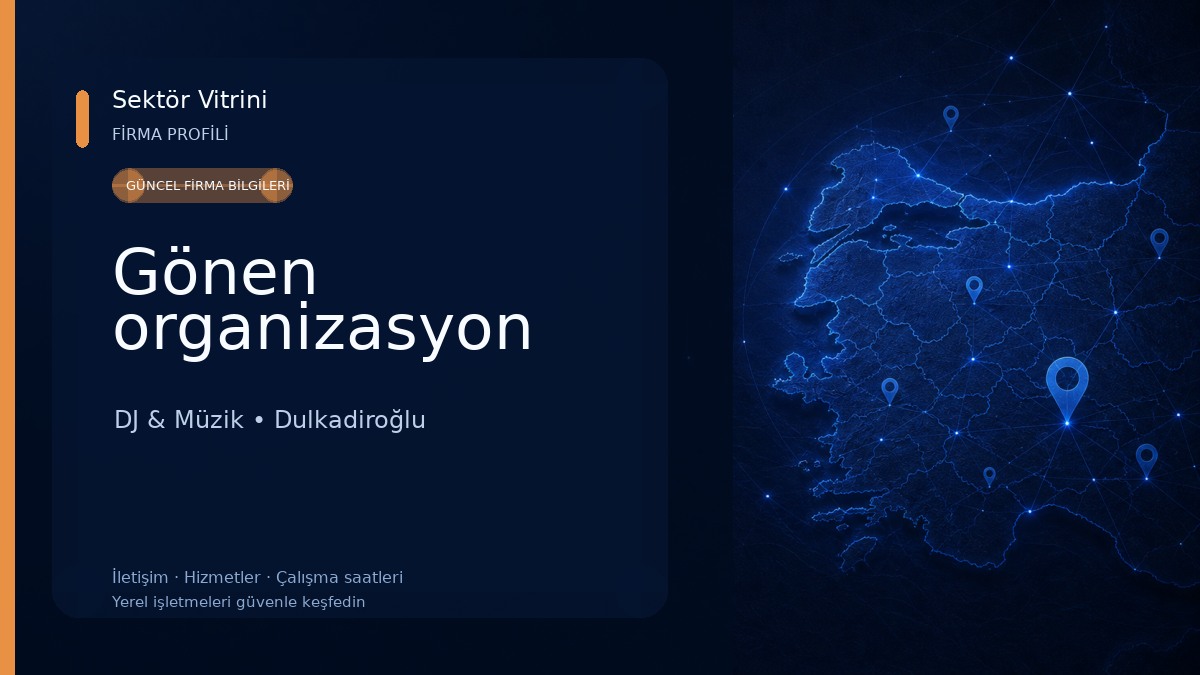 Gönen organizasyon