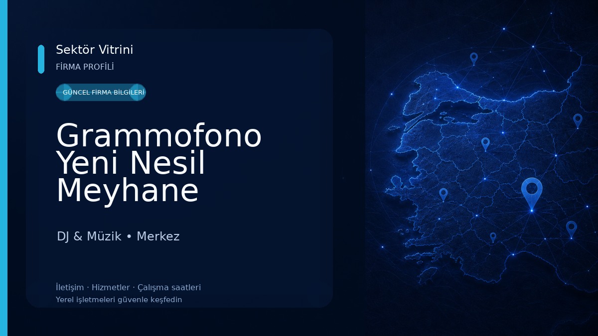 Grammofono Yeni Nesil Meyhane