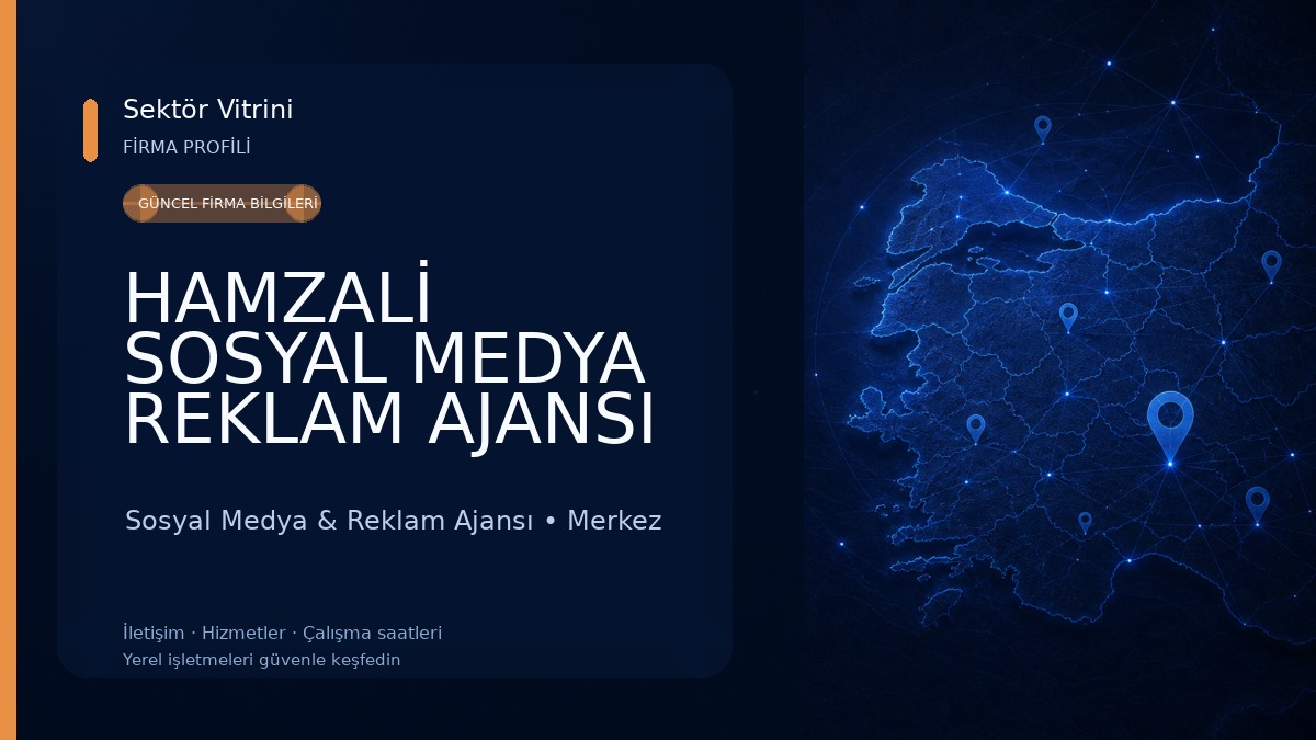 HAMZALİ SOSYAL MEDYA REKLAM AJANSI Sosyal Medya & Reklam Ajansı