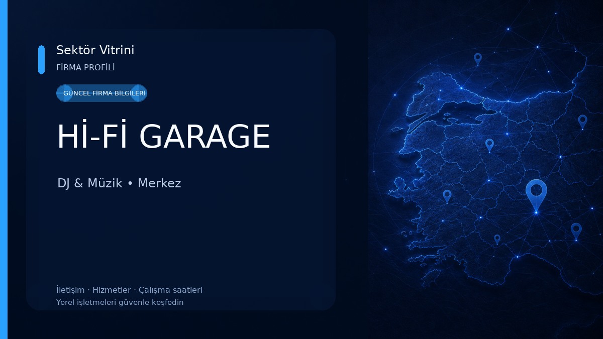 Hİ-Fİ GARAGE DJ & Müzik