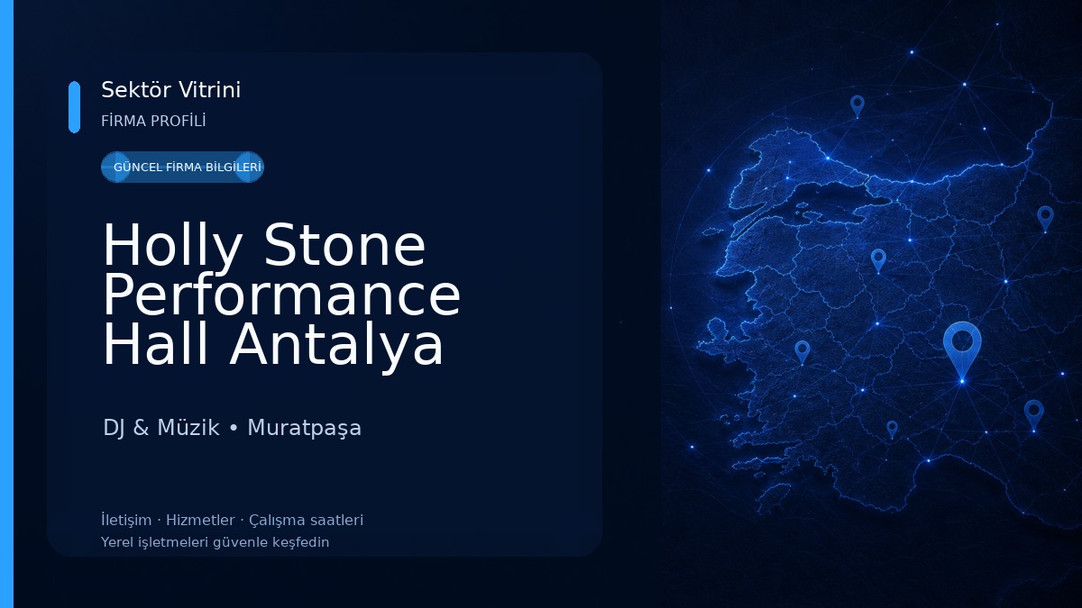 Holly Stone Performance Hall Antalya DJ & Müzik