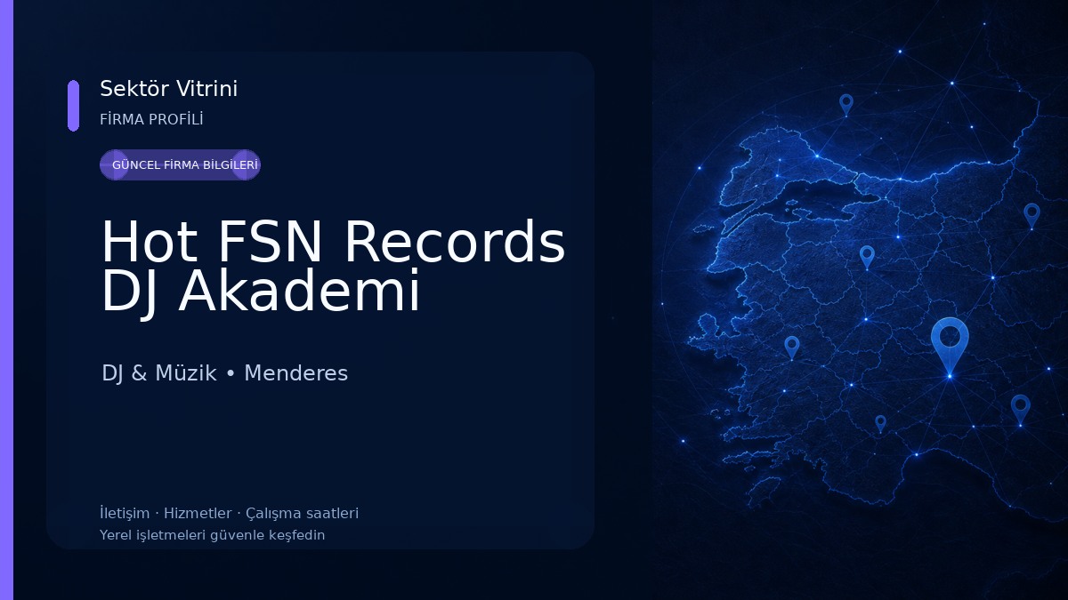 Hot FSN Records DJ Akademi DJ & Müzik