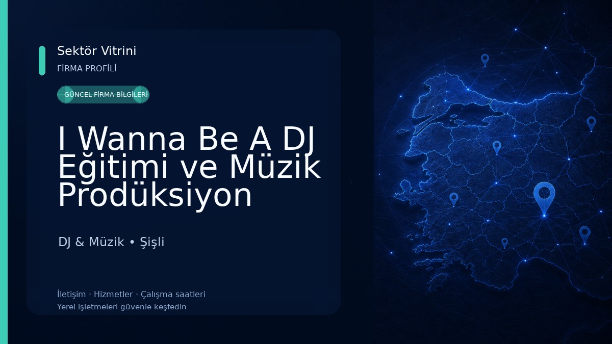 I Wanna Be A DJ Eğitimi ve Müzik Prodüksiyon Kursu 