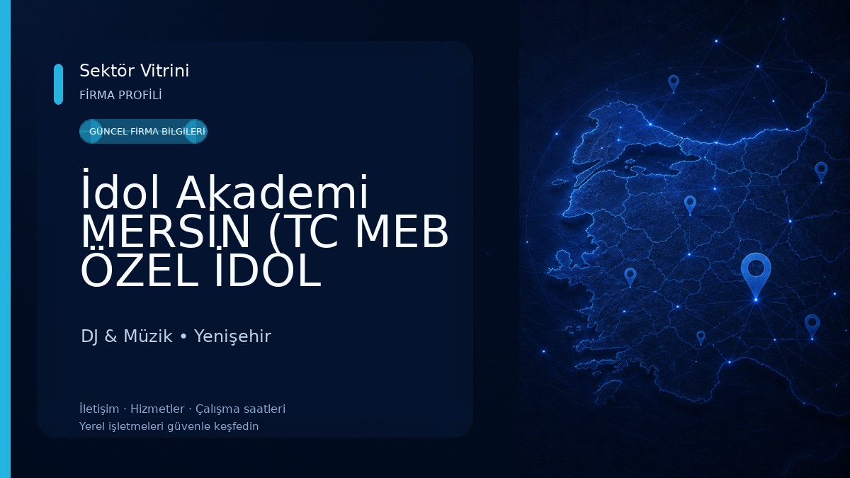 İdol Akademi MERSİN (TC MEB ÖZEL İDOL SANAT BALE VE MÜZİK KURSU) DJ & Müzik