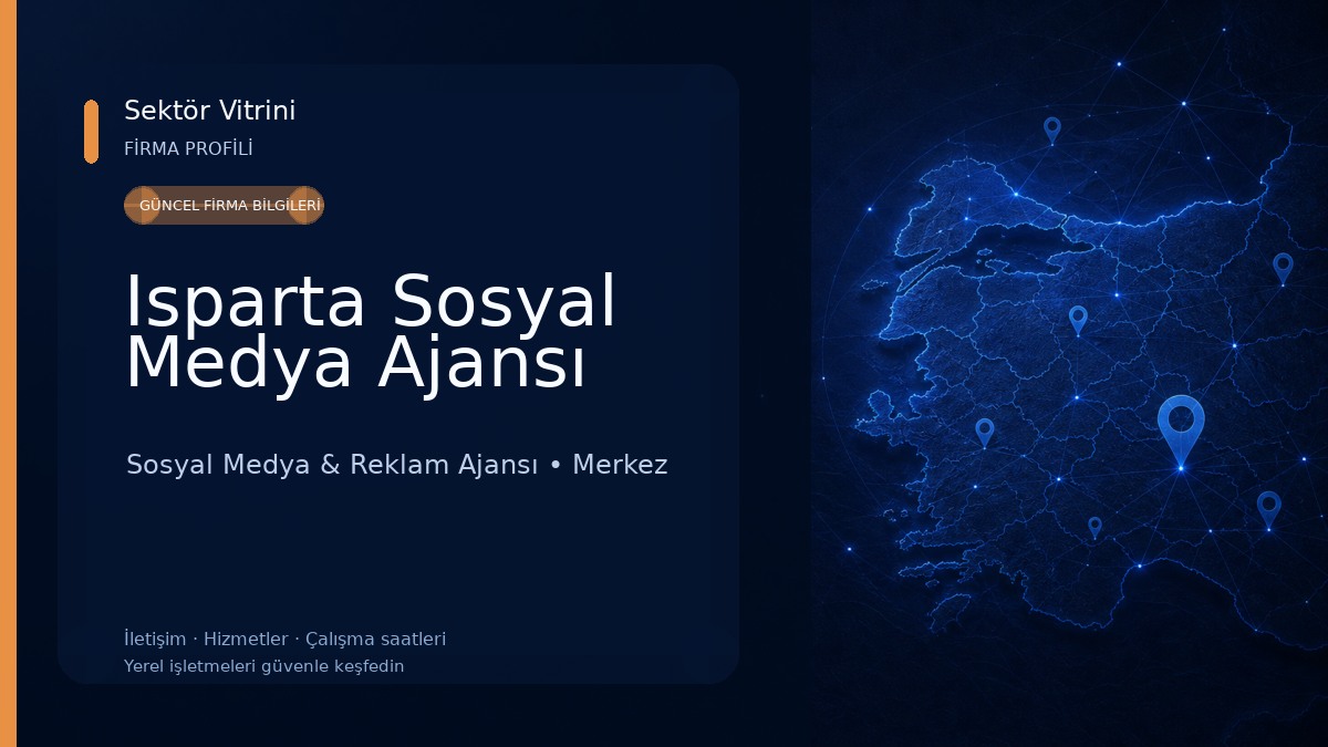 Isparta Sosyal Medya Ajansı Sosyal Medya & Reklam Ajansı