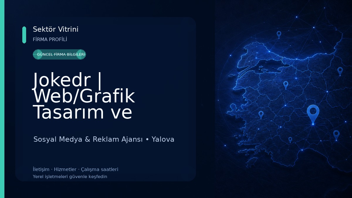 Jokedr | Web/Grafik Tasarım ve Reklam Hizmetleri Sosyal Medya & Reklam Ajansı