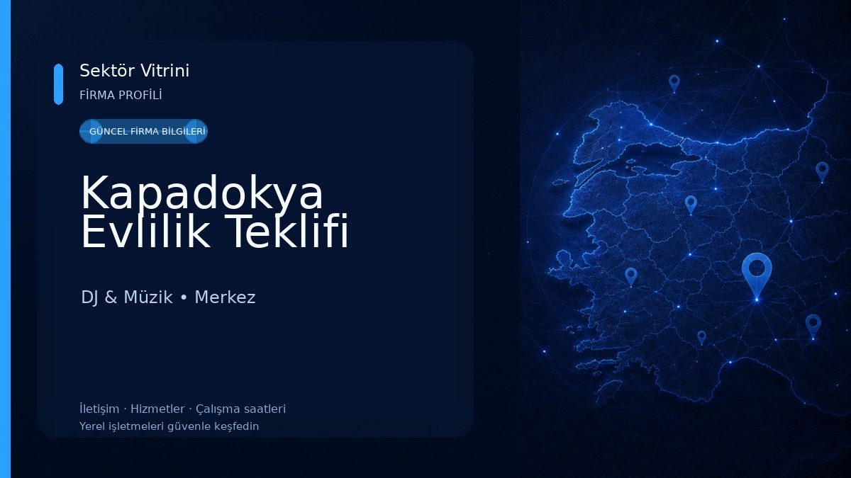 Kapadokya Evlilik Teklifi DJ & Müzik