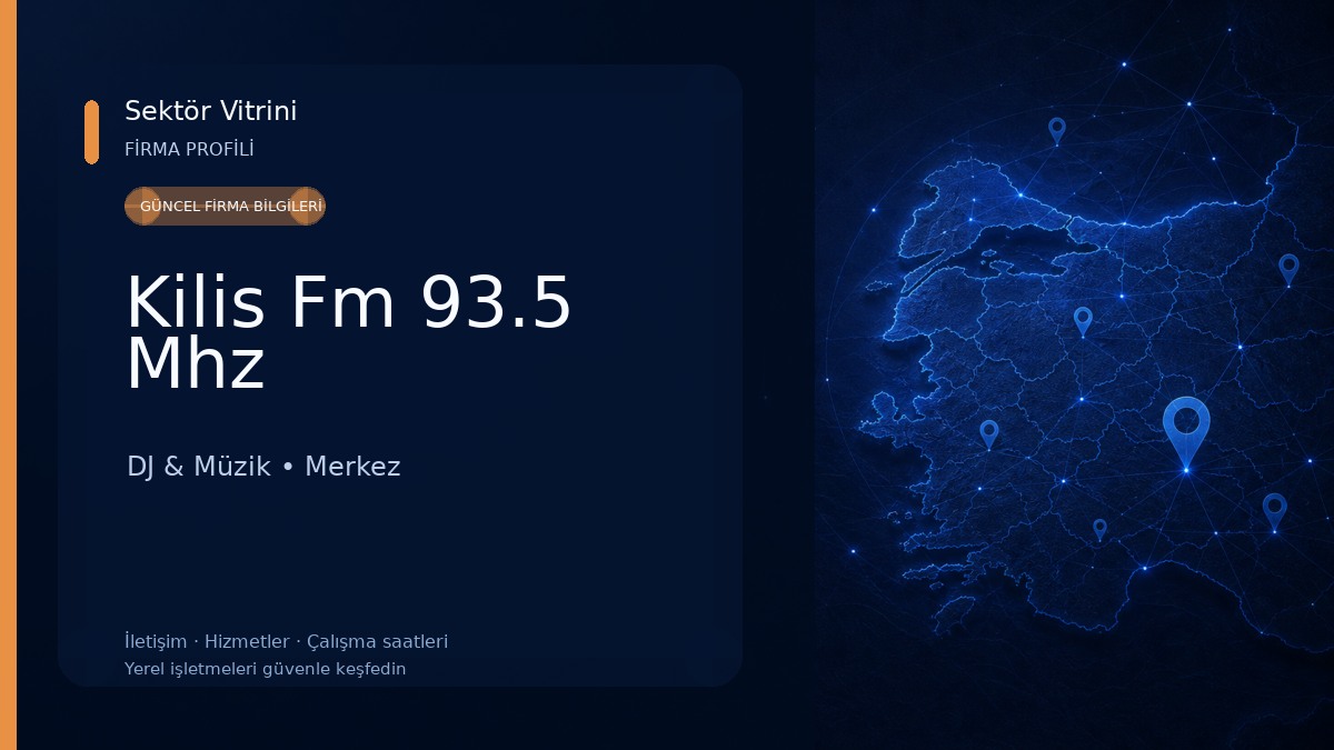 Kilis Fm 93.5 Mhz