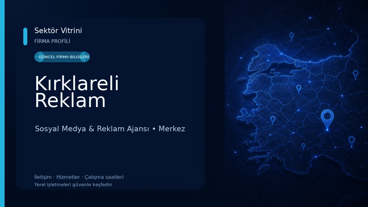 Kırklareli Reklam 