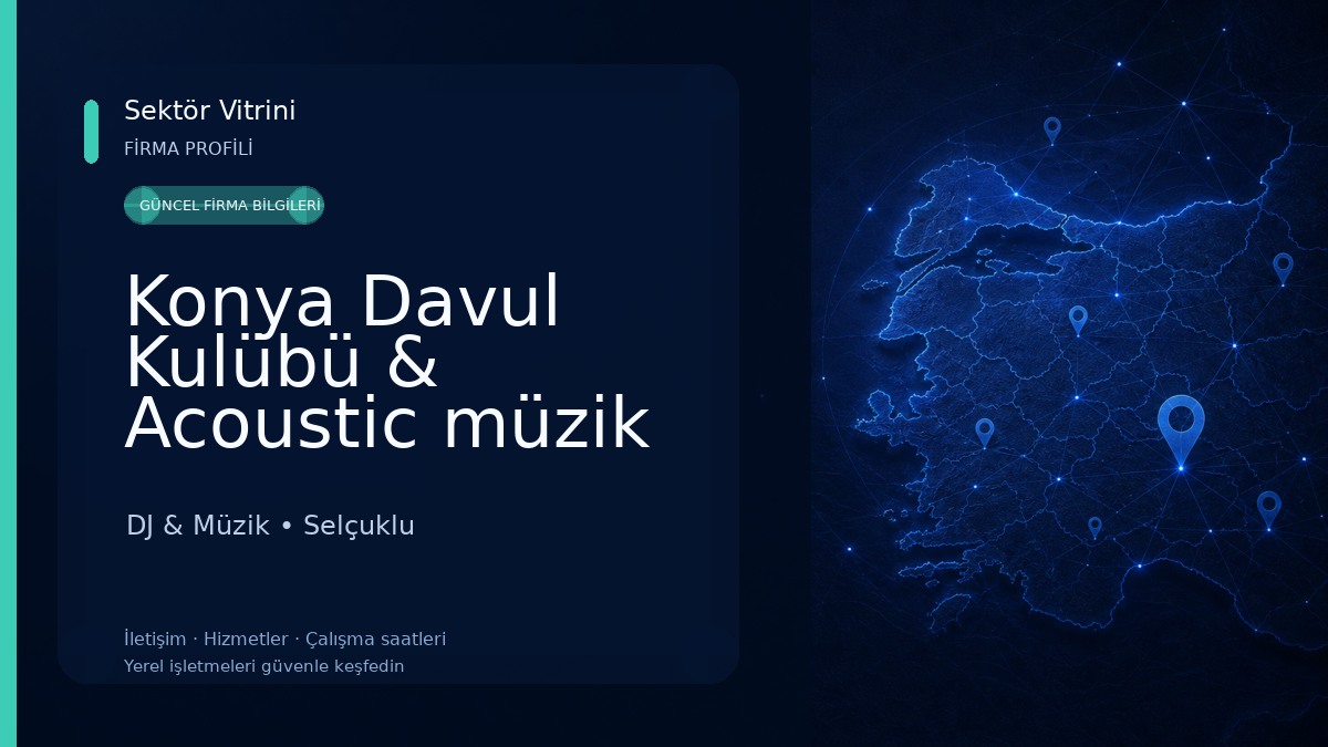 Konya Davul Kulübü & Acoustic müzik DJ & Müzik