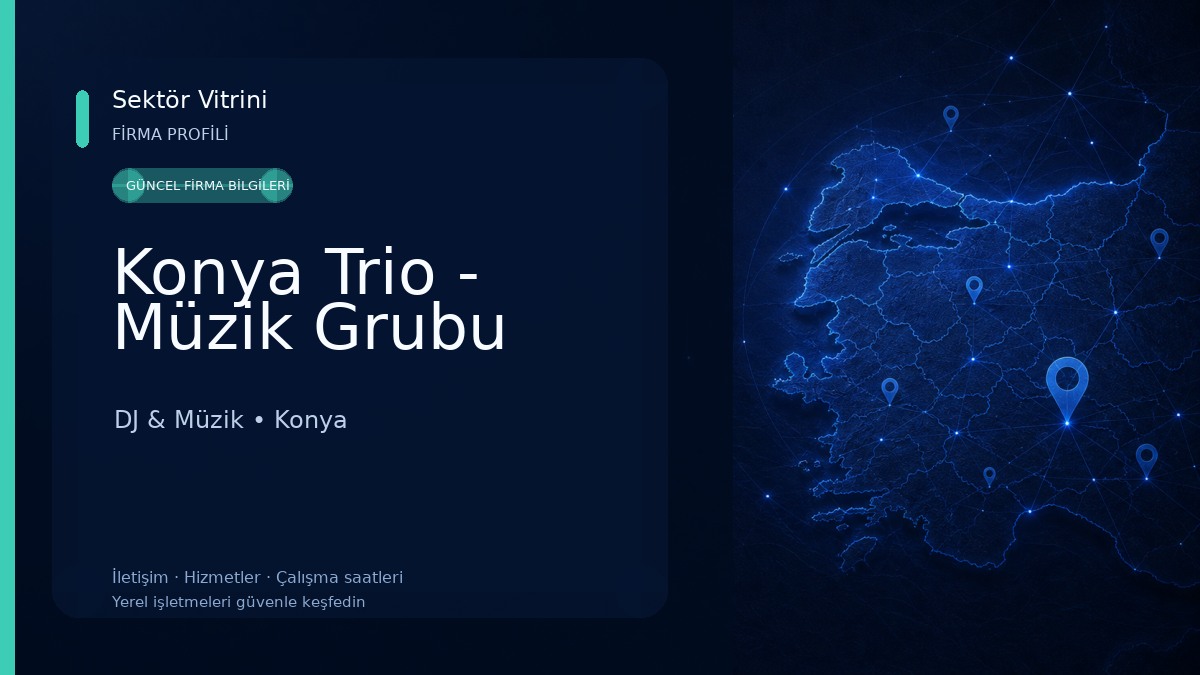 Konya Trio - Müzik Grubu DJ & Müzik