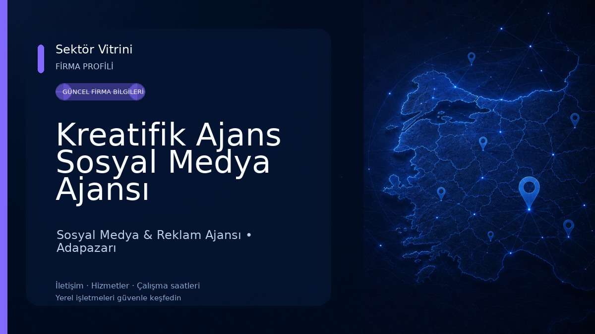Kreatifik Ajans Sosyal Medya Ajansı Sosyal Medya & Reklam Ajansı