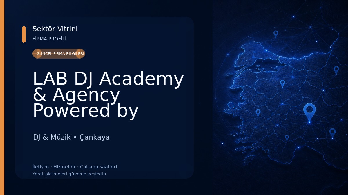 LAB DJ Academy & Agency Powered by Pioneer 