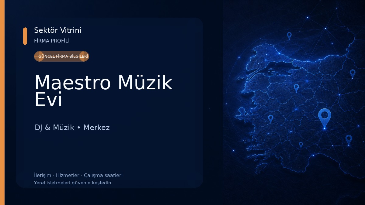 Maestro Müzik Evi DJ & Müzik