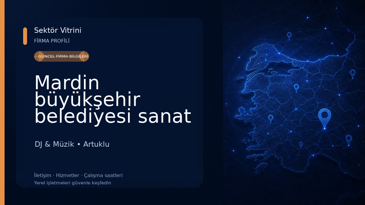 Mardin büyükşehir belediyesi sanat akademisi DJ & Müzik