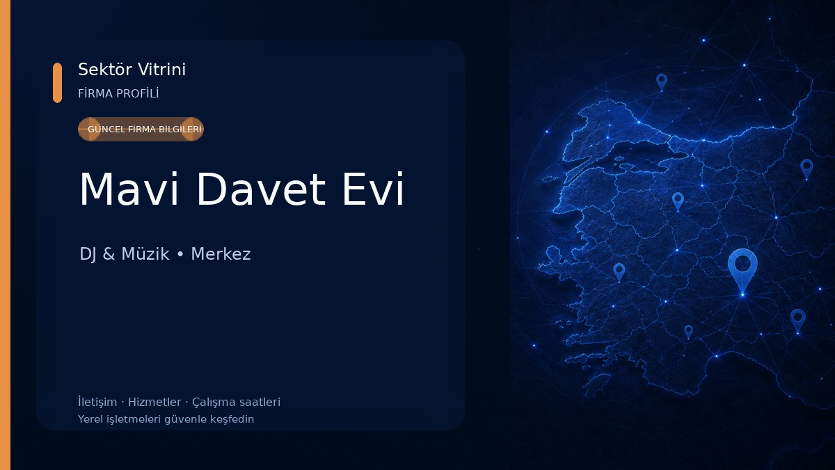 Mavi Davet Evi DJ & Müzik