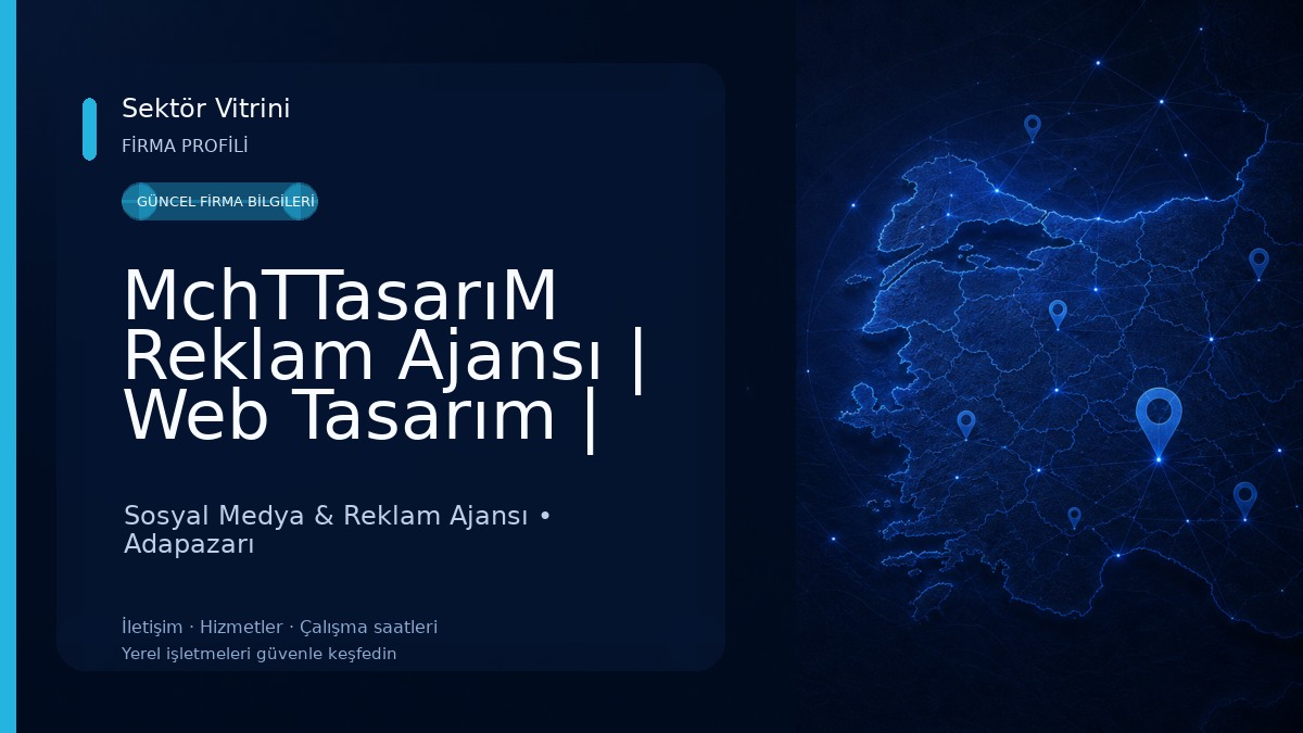 MchTTasarıM Reklam Ajansı | Web Tasarım | Sosyal Medya | Matbaa Sosyal Medya & Reklam Ajansı